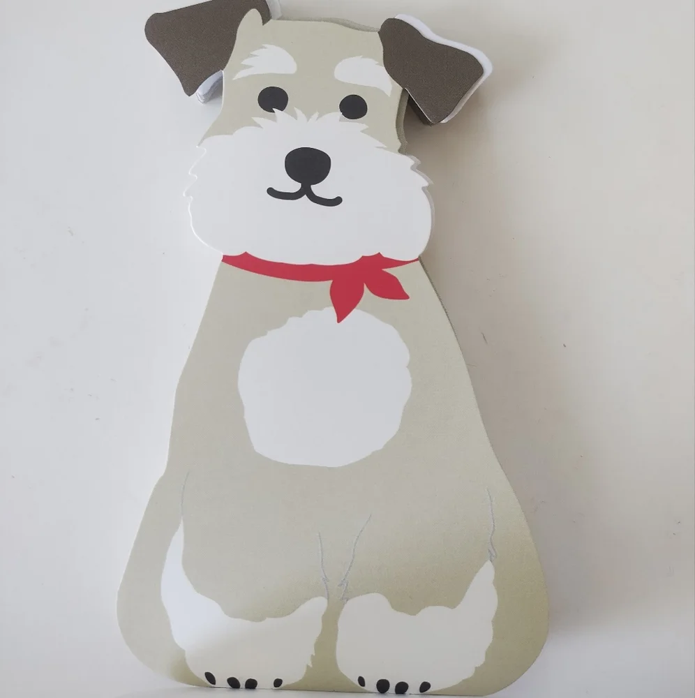 Greeting Life Cut Schnauzer Dog Memo Pad 80 Pages Notes